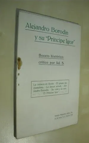 ALEJANDRO BORODIN Y SU PRINCIPE IGOR