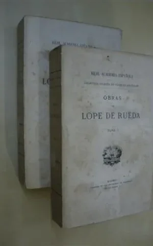 OBRAS DE LOPE DE RUEDA. (2 TOMOS)