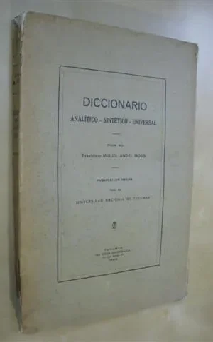 DICCIONARIO ANALITICO-SINTETICO-UNIVERSAL