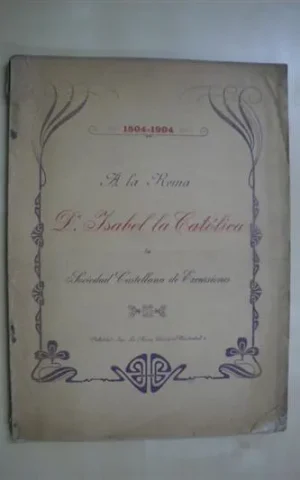 A LA REINA DOÑA ISABEL LA CATOLICA