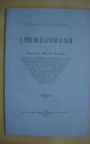 EL PROBLEMA DE LA PATRIA DE COLON