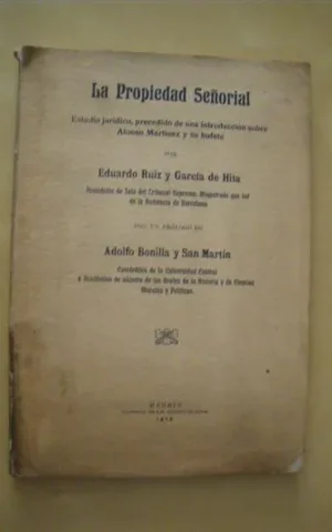 LA PROPIEDAD SEÑORIAL