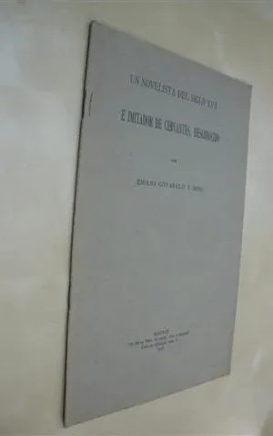 UN NOVELISTA DEL SIGLO XVII E IMITADOR DE CERVANTES, DESCONOCIDO