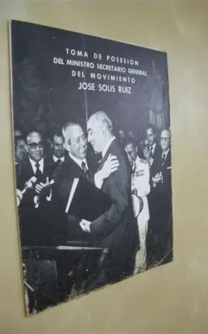 TOMA DE POSESION DEL MINISTRO SECRETARIO GENERAL DEL MOVIMIENTO JOSE SOLIS RUIZ