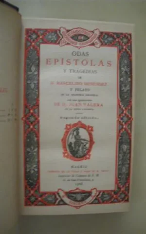 ODAS, EPÍSTOLAS Y TRAGEDIAS