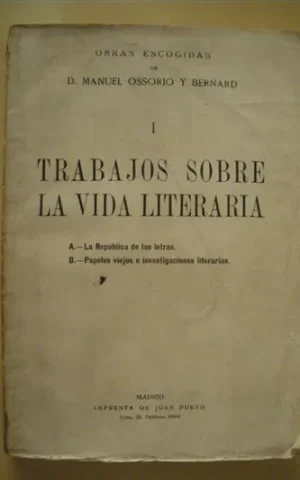 TRABAJOS SOBRE LA VIDA LITERARIA. TOMO I