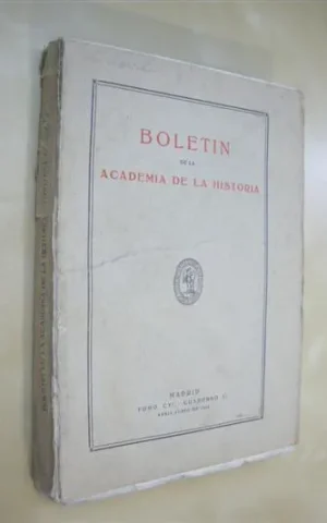 BOLETIN DE LA ACADEMIA DE LA HISTORIA. TOMO CVI. CUADERNO II. ABRIL - JUNIO DE 1935