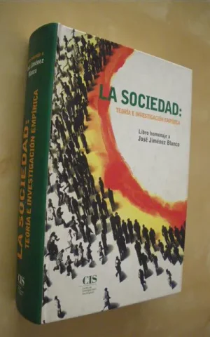 LA SOCIEDAD: TEORIA E INVESTIGACION EMPIRICA