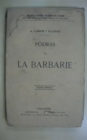 POEMAS DE LA BARBARIE