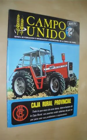 CAMPO UNIDO. AGOSTO. REVISTA DE FORMACIÓN E INFORMACIÓN AGROPECUARIA DE LA CUENCA DEL DUERO
