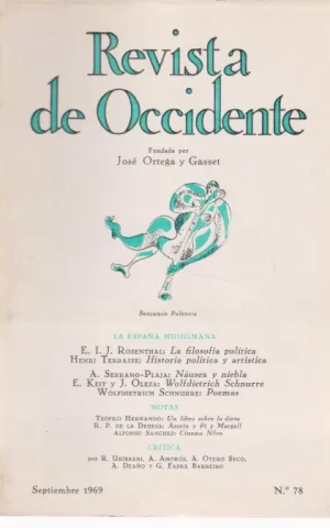 REVISTA DE OCCIDENTE. Nº78. SEPTIEMBRE 1969