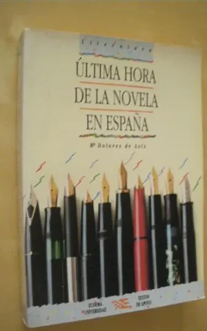 ULTIMA HORA DE LA NOVELA EN ESPAÑA