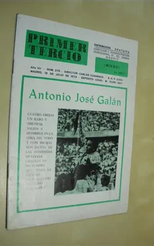 PRIMER TERCIO. Nº270. AÑO VII. ANTONIO JOSE GALAN