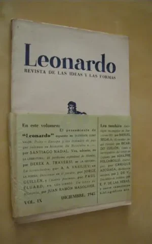 LEONARDO. REVISTA DE LAS IDEAS Y LAS FORMAS. VOLUMEN IX. DICIEMBRE 1945