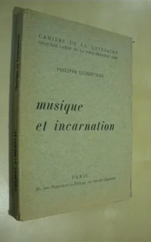 MUSIQUE ET INCARNATION