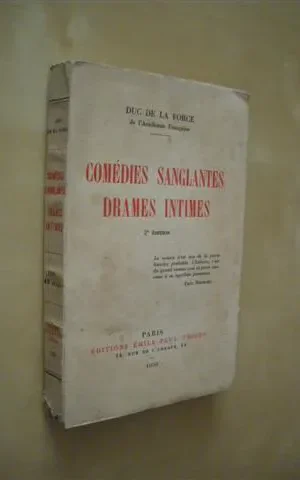 COMÉDIES SANGLANTES DRAMES INTIMES