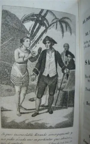 VIAJE AL POLO AUSTRAL O DEL SUR, Y AL REDEDOR DEL MUNDO, HECHO EN LOS NAVÍOS DEL REY LA RESOLUCIÓN Y LA AVENTURA EN LOS AÑOS DESDE 1772 AL 1775 POR EL CÉLEBRE CAPITÁN SANTIAGO COOK, COMANDANTE DEL PRIMERO. (6 TOMOS)