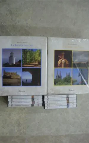RUTAS DE ESPAÑA. EL CAMINO DE SANTIAGO - LA VIA DE LA PLATA - LA RUTA DEL CASTELLANO - LA RUTA DEL QUIJOTE - EL CAMINO DEL CID - AL ANDALUS - LA VIA AUGUSTA - LA ESPAÑA INSULAR. (8 VOLUMENES+9 DVDS). OBRA COMPLETA