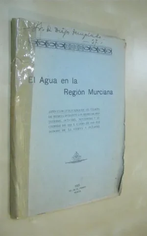 EL AGUA EN LA REGIÓN MURCIANA