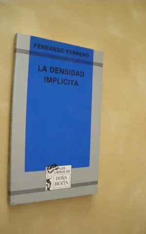 LA DENSIDAD IMPLICITA