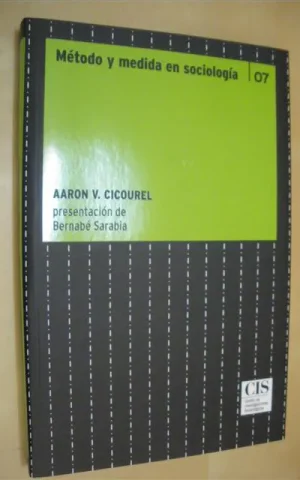 MÉTODO Y MEDIDA EN SOCIOLOGÍA