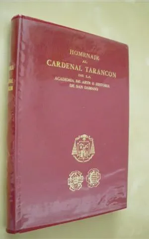 HOMENAJE AL CARDENAL TARANCÓN DE LA ACADEMIA DE ARTE E HISTORIA DE SAN DAMASO A SU FUNDADOR Y PRESIDENTE EN SUS BODAS DE ORO SACERDOTALES