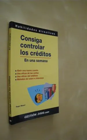 CONSIGA CONTROLAR LOS CRÉDITOS EN UNA SEMANA