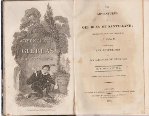 THE ADVENTURES OF GIL BLAS OF SANTILLANE - THE ADVENTURES OF SIR LAUNCELOT GREAVES