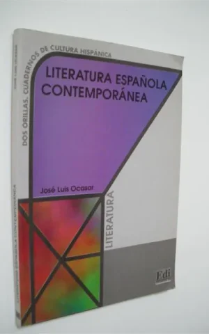 LITERATURA ESPAÑOLA CONTEMPORÁNEA
