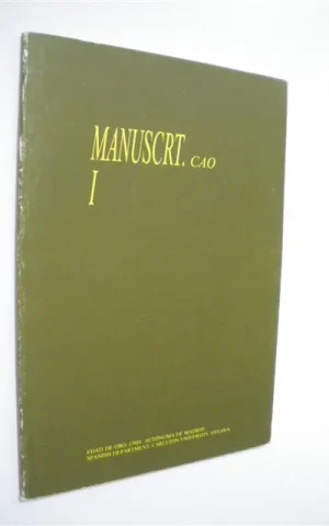 MANUSCRT. CAO I