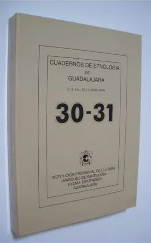 CUADERNOS DE ETNOLOGIA DE GUADALAJARA. NUMEROS 30-31
