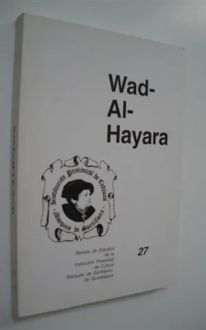 WAD-AL-HAYARA. REVISTA DE ESTUDIOS DE GUADALAJARA. NUM. 27. AÑO 2000