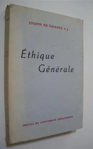 ÉTHIQUE GÉNERALE