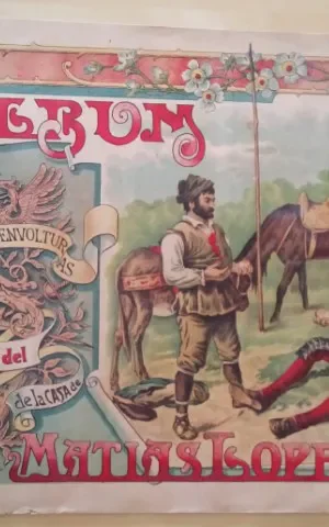 ALBUM PARA COLECCIONAR LAS ENVOLTURAS DE CARAMELOS DEL QUIJOTE DE LA CASA DE MATÍAS LÓPEZ