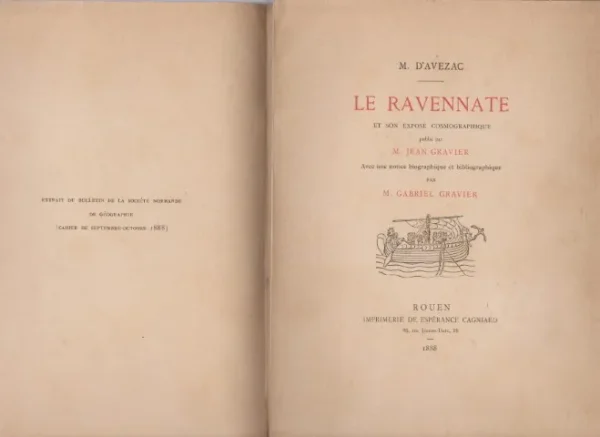 LE RAVENNATE ET SON EXPOSÉ COSMOGRAPHIQUE