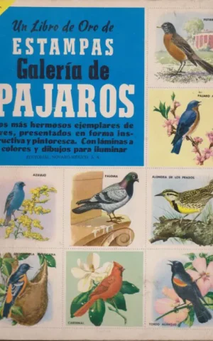 UN LIBRO DE ORO DE ESTAMPAS. GALERÍA DE PÁJAROS. Nº2. COMPLETO