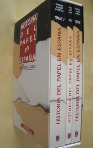 HISTORIA DEL PAPEL EN ESPAÑA. (3 TOMOS). COMPLETO