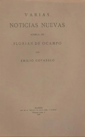 VARIAS NOTICIAS NUEVAS ACERCA DE FLORIAN DE OCAMPO