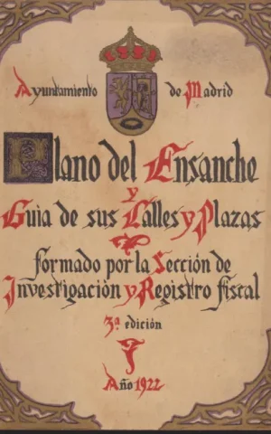 PLANO DEL ENSANCHE Y GUIA DE SUS CALLES Y PLAZAS