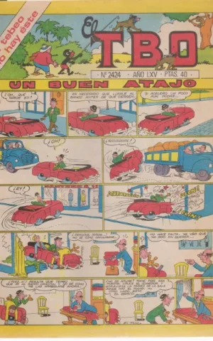 EL TBO. UN BUEN ATAJO. Nº2424. AÑO LXV. 20 DE FEBRERO DE 1981