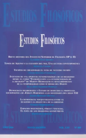 ESTUDIOS FILOSOFICOS. Nº189. MAYO-AGOSTO. VOL. LXV. AÑO 2016