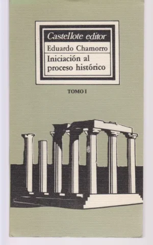 INICIACION AL PROCESO HISTORICO. TOMO I