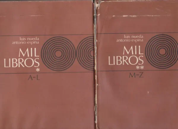 MIL LIBROS. 2 TOMOS. COMPLETO. A-Z