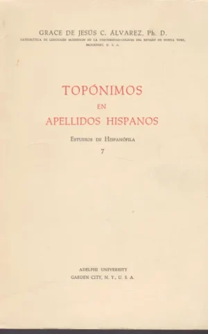 TOPONIMOS EN APELLIDOS HISPANOS