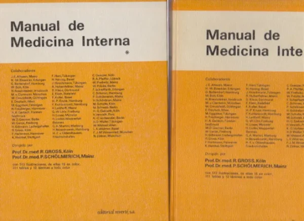 MANUAL DE MEDICINA INTERNA. 2 TOMOS. COMPLETO