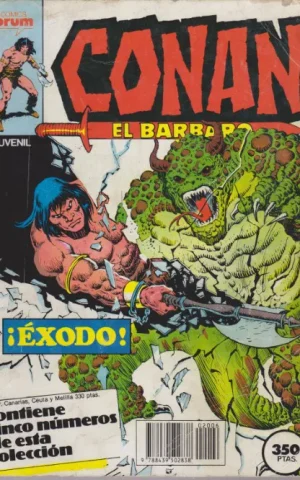 CONAN EL BARBARO. Nº 116 AL Nº120. EXODO. RITOS DE INQUISICION. LA IRA DEL DIOS DE MADERA. CONTIENE CINCO NUMEROS DE ESTA COLECCION.