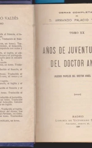 AÑOS DE JUVENTUD DEL DOCTOR ANGELICO