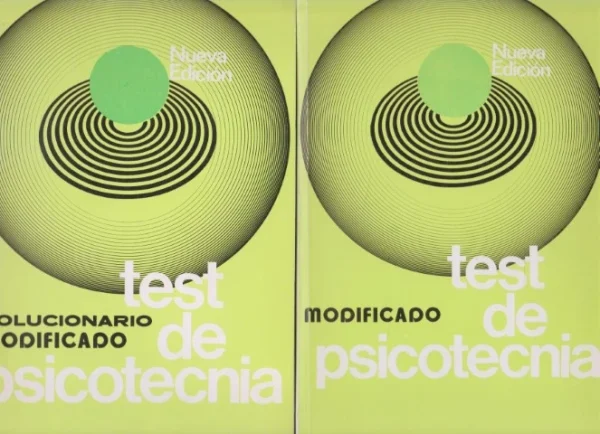 TEST DE PSICOTECNIA + SOLUCIONARIO DE TEST DE PSICOTECNIA. 2 VOLUMENES. COMPLETO