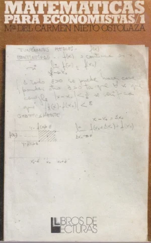 MATEMÁTICAS PARA ECONOMISTAS. 1