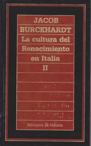 LA CULTURA DEL RENACIMIENTO EN ITALIA. TOMO II